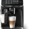 Philips 2200 Series เครื่องชงกาแฟเอสเพรสโซอัตโนมัติ , เครื่องตีฟองนม, กาแฟ 5 ชนิด, หน้าจอสัมผัสใช้งานง่าย, เครื่องบดเซรามิก 100%