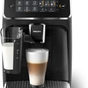 Philips 2200 Series เครื่องชงกาแฟเอสเพรสโซอัตโนมัติ , เครื่องตีฟองนม, กาแฟ 5 ชนิด, หน้าจอสัมผัสใช้งานง่าย, เครื่องบดเซรามิก 100%